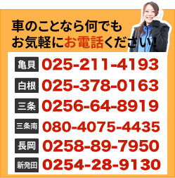 各店の電話番号
